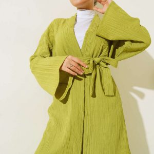 Ensemble Kimono Vert